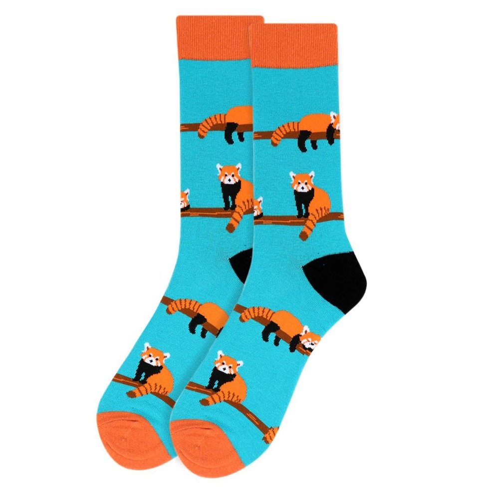 Men's Red Panda Novelty Socks - Picture 2 of 2